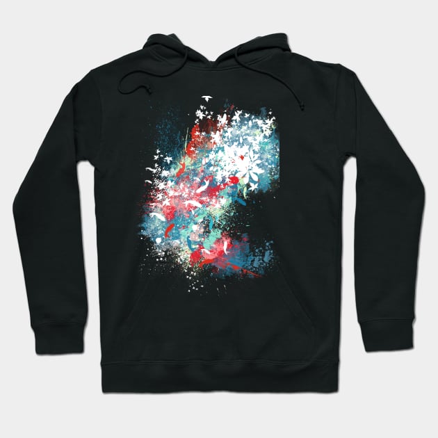 koi in the leaves Hoodie by AMDesigns